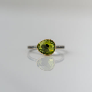 Peridot Statement Ring