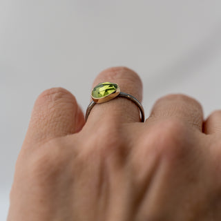 Peridot Statement Ring