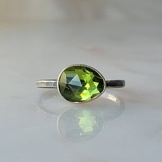 Peridot Statement Ring