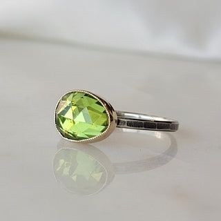 Peridot Statement Ring