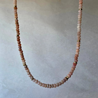Pink Opal Necklace- one of a kind