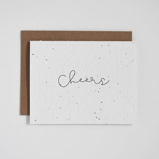 Plantable Greeting Card - Cheers