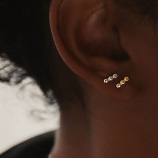 Prism Silver Bar Stud