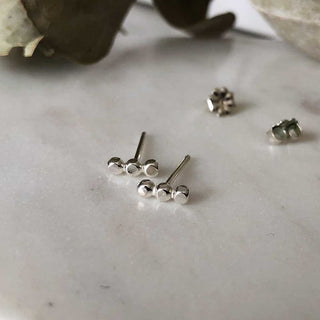 Prism Silver Bar Stud