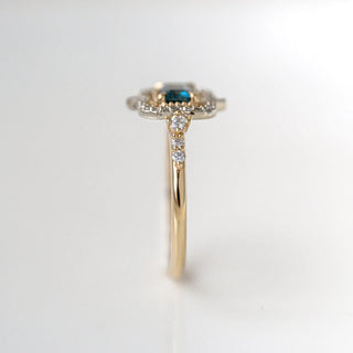 Prismatic Montana Sapphire Ring