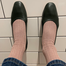 Load image into Gallery viewer, Le Bon Shoppe Her Modal Socks - Rose Glitter