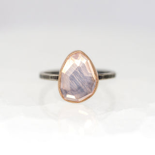 Rose Quartz Statement Ring
