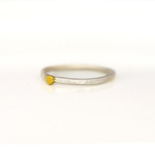 Rosecut Ruby Stacking Ring Set, 22K Gold
