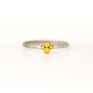 Rosecut Ruby Stacking Ring Set, 22K Gold