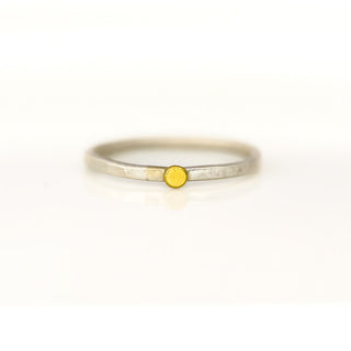 Rosecut Ruby Stacking Ring Set, 22K Gold