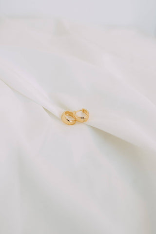 Rosie Teardrop Hoops Gold Filled
