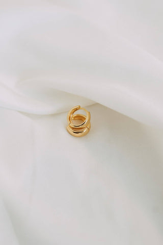 Rosie Teardrop Hoops Gold Filled