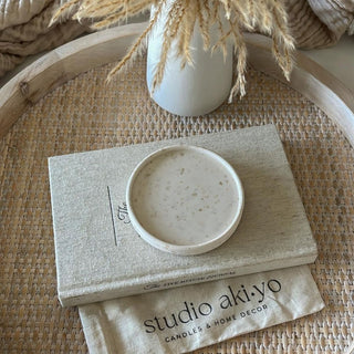 Round Terrazzo Trinket Tray