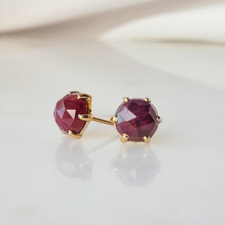 Ruby Stud Earrings