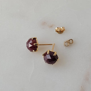 Ruby Stud Earrings