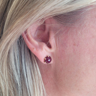 Ruby Stud Earrings