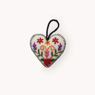 Floral Heart Ornament