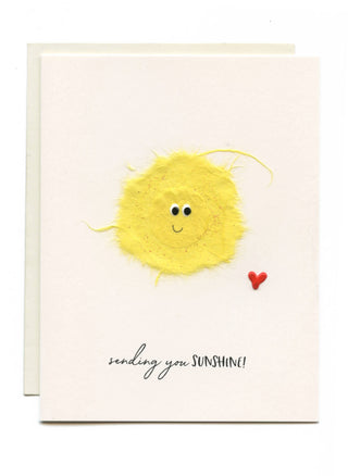 "Sending You Sunshine" Sun with Heart