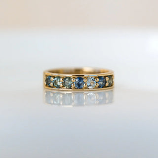 Seven Stone Sapphire Ring