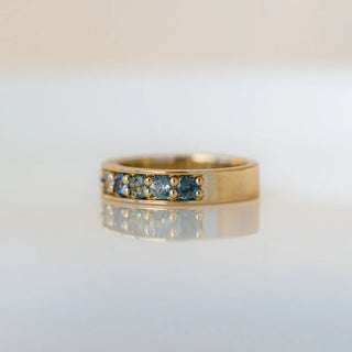 Seven Stone Sapphire Ring