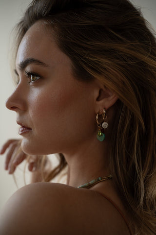Shiva Shell Nahla Hoop Earrings - Small