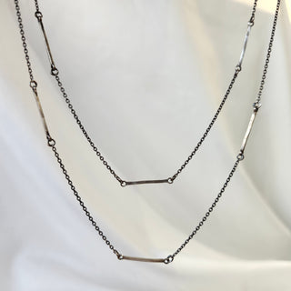 Silver Bar Necklace