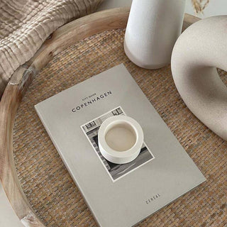 Single Tea Light Candle Holder - Cream White