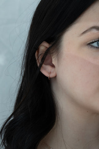 Sirciam Melted Hoop Earrings