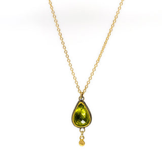 Sparkly Peridot Necklace