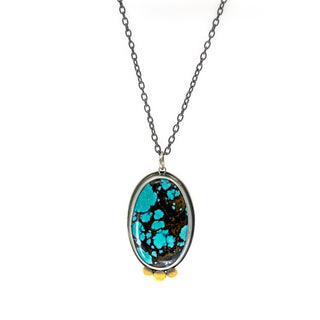 Oval Turquoise Necklace