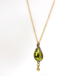 Sparkly Peridot Necklace