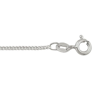 Sterling Silver 1.4mm Fine Curb Chain