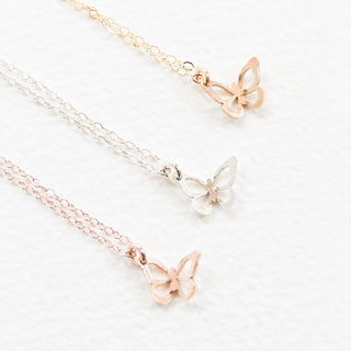 Sterling Silver Butterfly Necklace