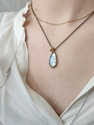 Sterling Silver Point Scatter Necklace