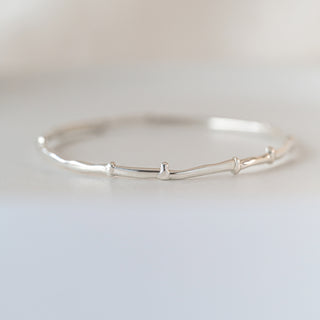 Sterling Silver Smaller Connector Bangle