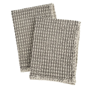 Stonewashed Waffle Kitchen Towel - Light Natural