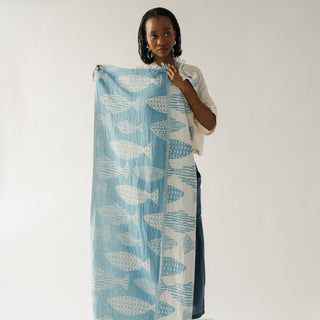 Towel- Crinkle- Saltwater Fish