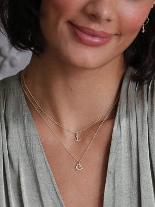 Floral Heart "Charity" Necklace