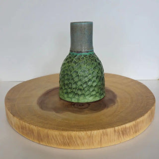 Tall Green Vase