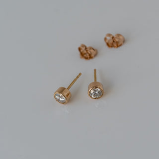 Brilliant Cut Diamond Stud Earrings