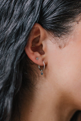 Tiny Heart Studs