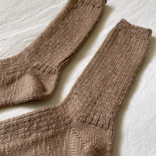 Load image into Gallery viewer, Le Bon Shoppe Cottage Socks -Toffee