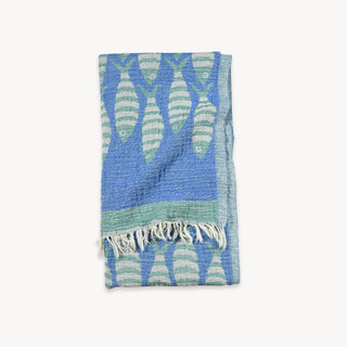 Towel- Crinkle- Travelling Fish
