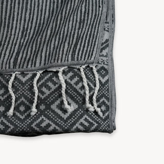 Towel- Crinkle - Charcoal Sketch