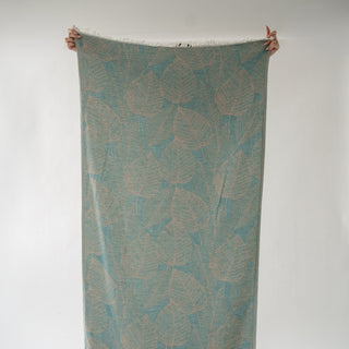 Towel- Crinkle - Leaf Applique`