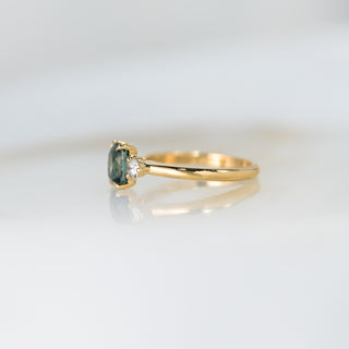 Trinity Diamond Montana Sapphire Ring