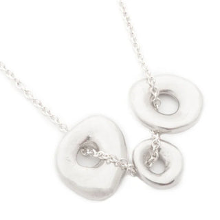 Triple Sea Lucky Stone Necklace