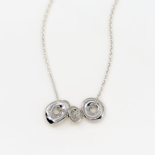Triple Sea Lucky Stone Necklace