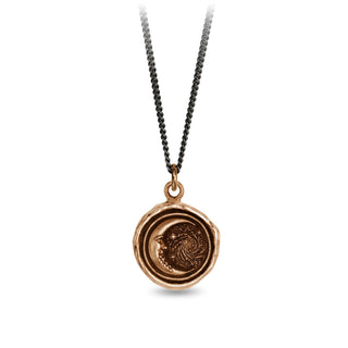 Trust The Universe Bronze Talisman Necklace