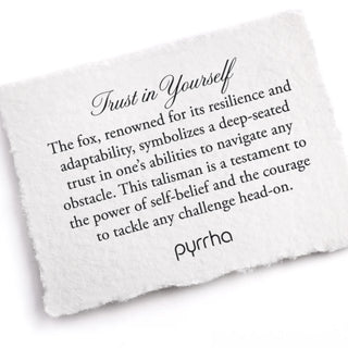 Trust in Yourself Diamond Set Talisman Necklace